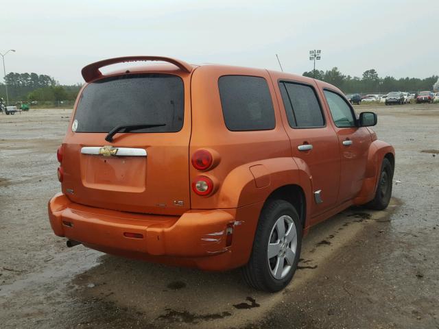 3GNDA13D17S535920 - 2007 CHEVROLET HHR LS ORANGE photo 4