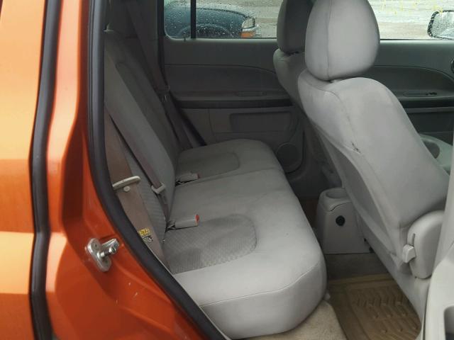 3GNDA13D17S535920 - 2007 CHEVROLET HHR LS ORANGE photo 6