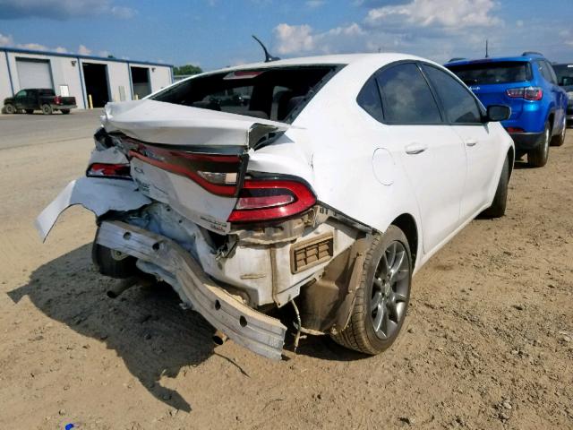 1C3CDFBB2ED668745 - 2014 DODGE DART SXT WHITE photo 4