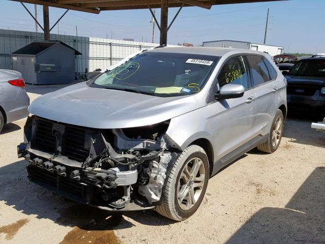 2FMPK3K9XGBB06465 - 2016 FORD EDGE TITAN SILVER photo 2