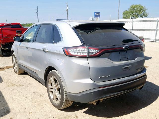 2FMPK3K9XGBB06465 - 2016 FORD EDGE TITAN SILVER photo 3