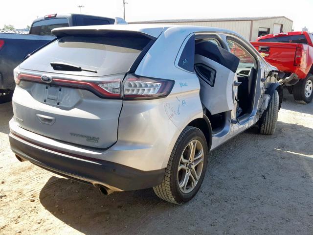 2FMPK3K9XGBB06465 - 2016 FORD EDGE TITAN SILVER photo 4