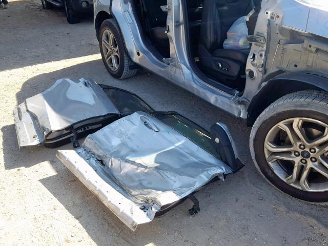 2FMPK3K9XGBB06465 - 2016 FORD EDGE TITAN SILVER photo 9