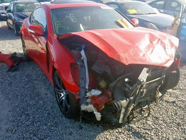 KMHHU6KH9AU011579 - 2010 HYUNDAI GENESIS CO RED photo 1