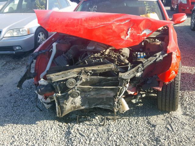 KMHHU6KH9AU011579 - 2010 HYUNDAI GENESIS CO RED photo 9