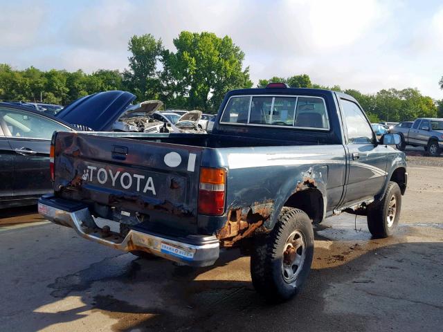 JT4RN01P1R7066162 - 1994 TOYOTA PICKUP 1/2 GREEN photo 4