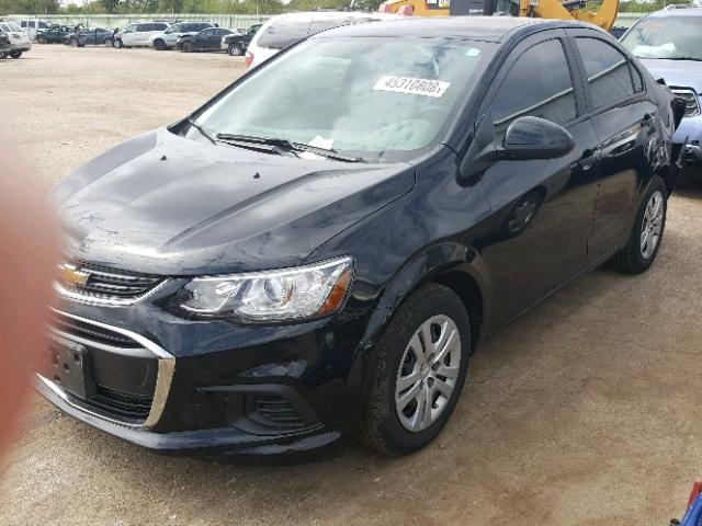 1G1JB5SH8H4130958 - 2017 CHEVROLET SONIC LS 黑色 照片 2