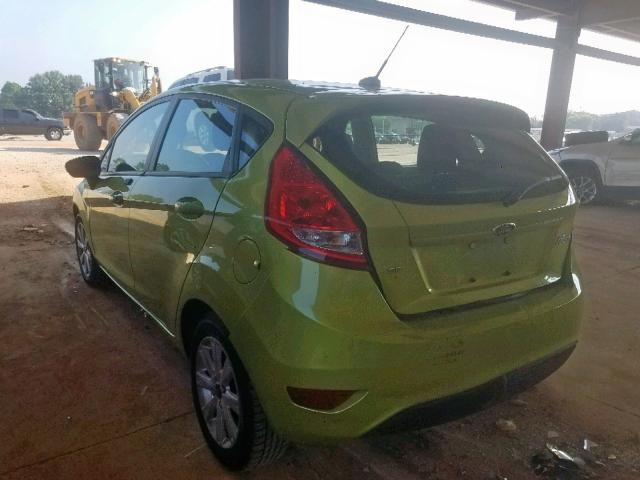 3FADP4EJ9DM142443 - 2013 FORD FIESTA SE GREEN photo 3