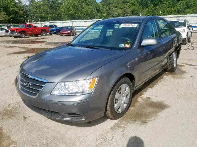 5NPET4AC6AH653546 - 2010 HYUNDAI SONATA GLS GRAY photo 2