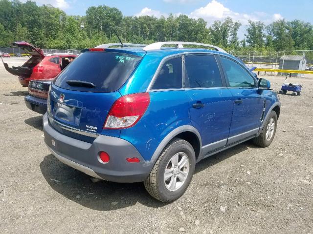 3GSCL33P19S542197 - 2009 SATURN VUE XE BLUE photo 4