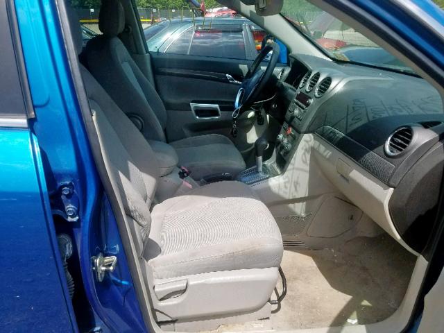 3GSCL33P19S542197 - 2009 SATURN VUE XE BLUE photo 5