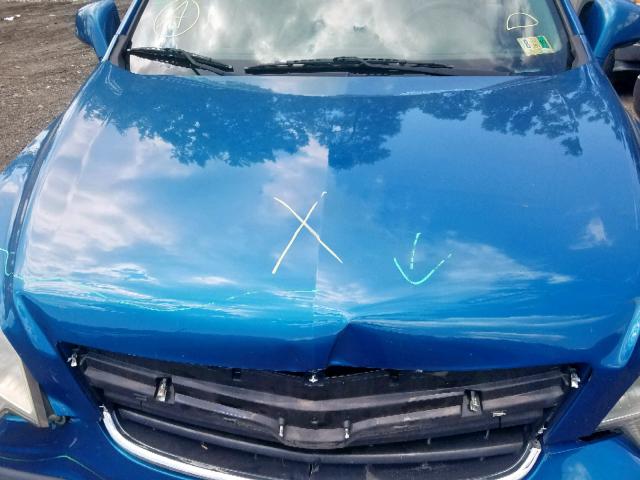 3GSCL33P19S542197 - 2009 SATURN VUE XE BLUE photo 7