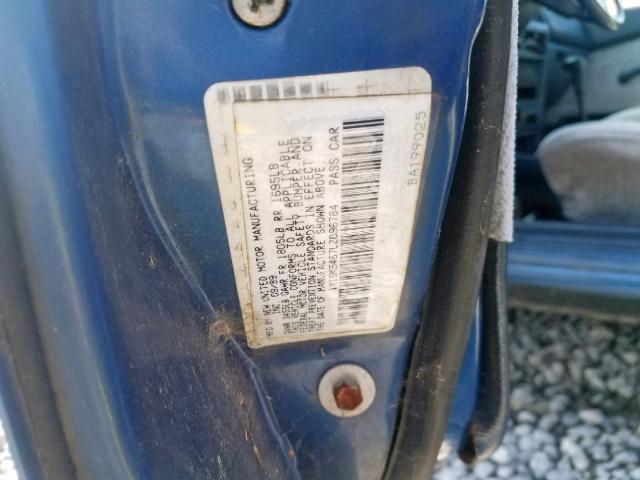 1Y1SK5467LZ096784 - 1990 GEO PRIZM BASE BLUE photo 10