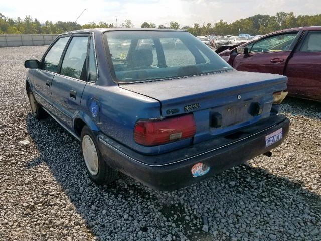 1Y1SK5467LZ096784 - 1990 GEO PRIZM BASE BLUE photo 3