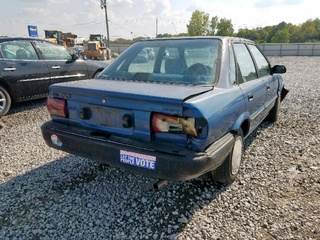 1Y1SK5467LZ096784 - 1990 GEO PRIZM BASE BLUE photo 4