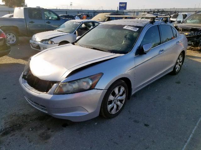 JHMCP26848C039572 - 2008 HONDA ACCORD EXL SILVER photo 2