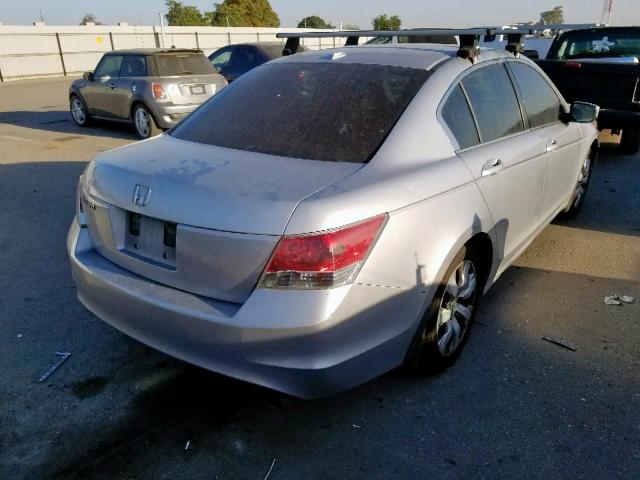 JHMCP26848C039572 - 2008 HONDA ACCORD EXL SILVER photo 4