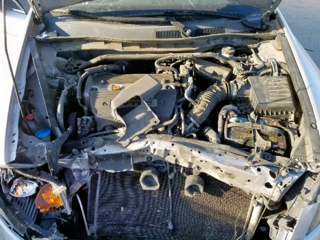 JHMCP26848C039572 - 2008 HONDA ACCORD EXL SILVER photo 7