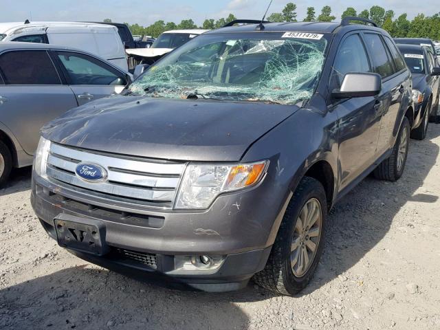 2FMDK3JC1ABB77013 - 2010 FORD EDGE SEL GRAY photo 2