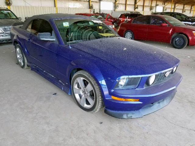 1ZVFT85H755193222 - 2005 FORD MUSTANG GT BLUE photo 1