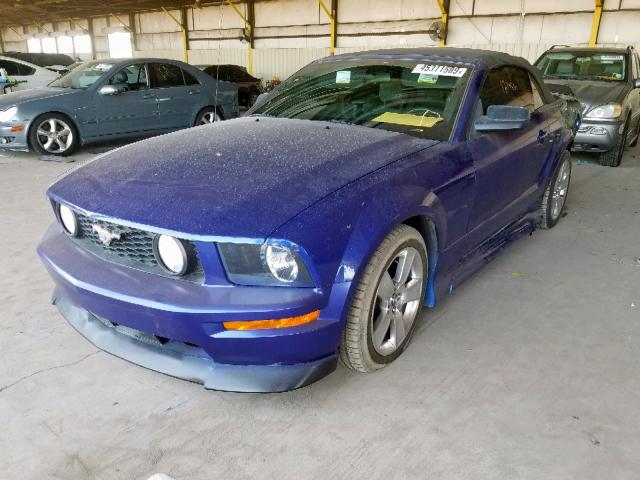 1ZVFT85H755193222 - 2005 FORD MUSTANG GT BLUE photo 2