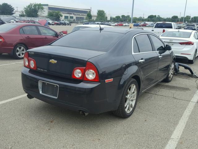 1G1ZE5E7XBF307499 - 2011 CHEVROLET MALIBU LTZ შავი ფოტო 4