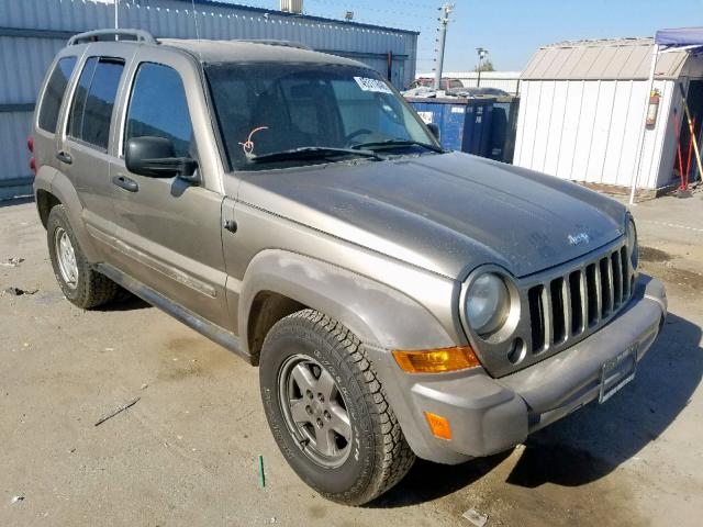 1J4GK48K27W711691 - 2007 JEEP LIBERTY SP TAN photo 1