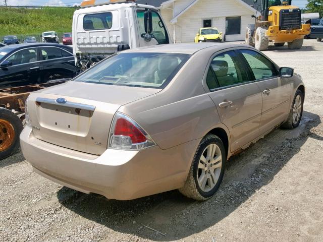 3FAHP08Z36R245455 - 2006 FORD FUSION SEL GOLD photo 4