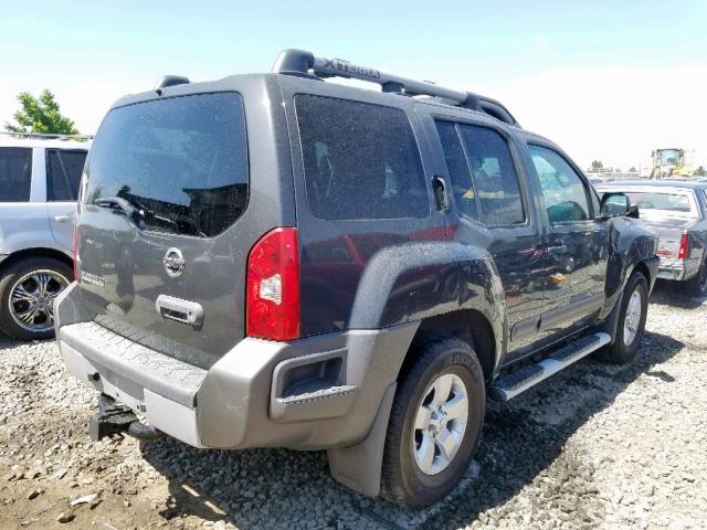 5N1AN0NW2DN811435 - 2013 NISSAN XTERRA X GRAY photo 4