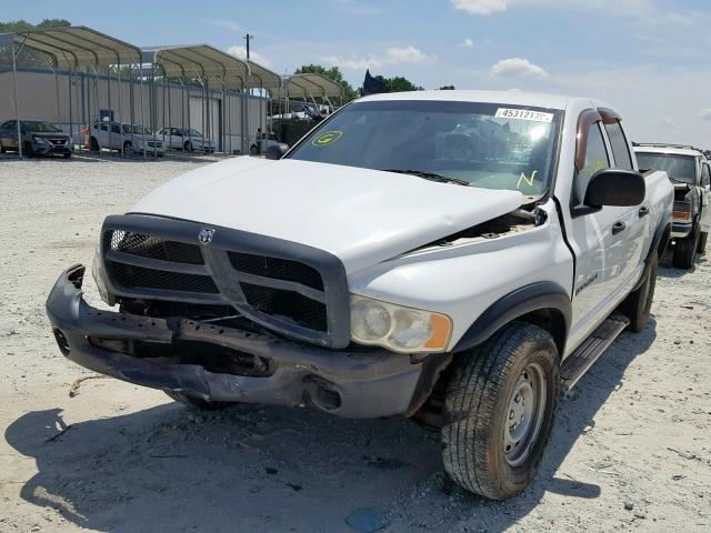 1D7HA18NX5J558581 - 2005 DODGE RAM 1500 S WHITE photo 2