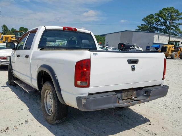 1D7HA18NX5J558581 - 2005 DODGE RAM 1500 S WHITE photo 3