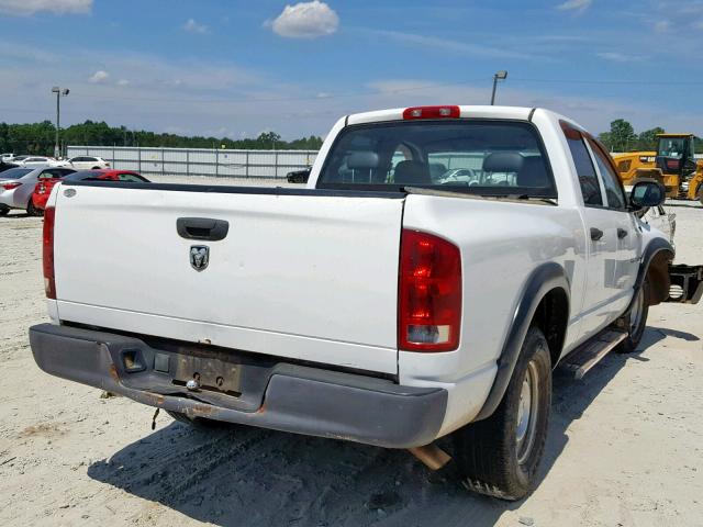 1D7HA18NX5J558581 - 2005 DODGE RAM 1500 S WHITE photo 4