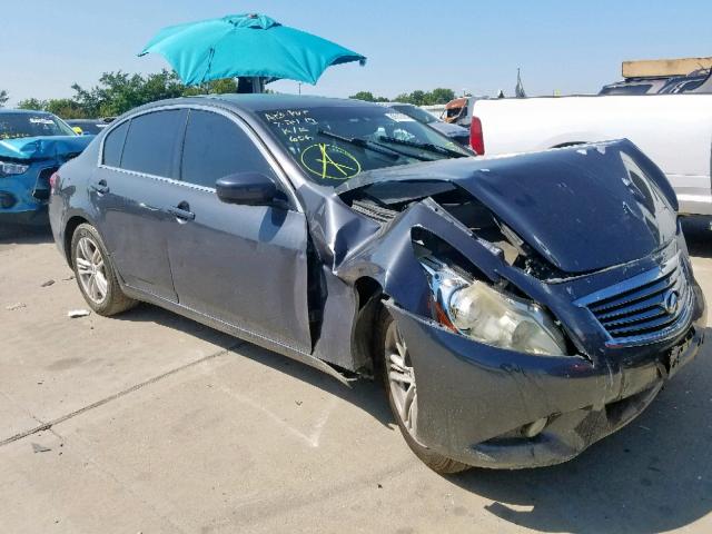 JN1CV6AP2CM933945 - 2012 INFINITI G37 BASE BLUE photo 1