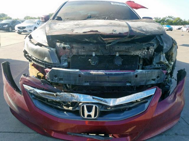 1HGCS1A34BA015640 - 2011 HONDA ACCORD LX- MAROON photo 9