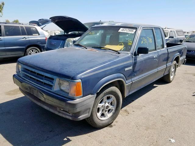 JM2UF3140L0926286 - 1990 MAZDA B2600 CAB BLUE photo 2