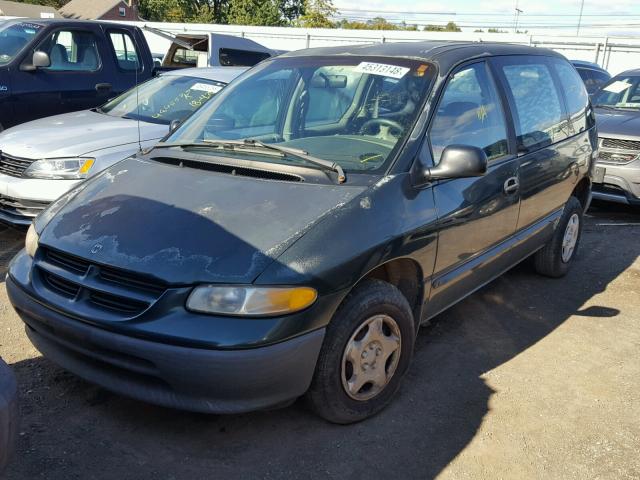 2B4FP2530WR834544 - 1998 DODGE CARAVAN GREEN photo 2