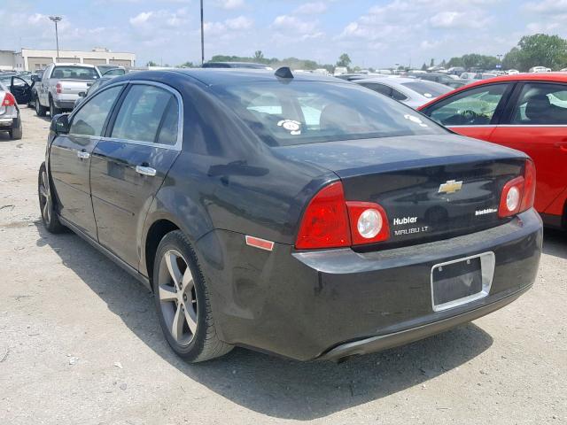 1G1ZC5E0XCF200723 - 2012 CHEVROLET MALIBU 1LT CHARCOAL photo 3