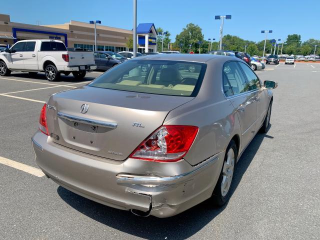 JH4KB16618C001395 - 2008 ACURA RL TAN photo 3