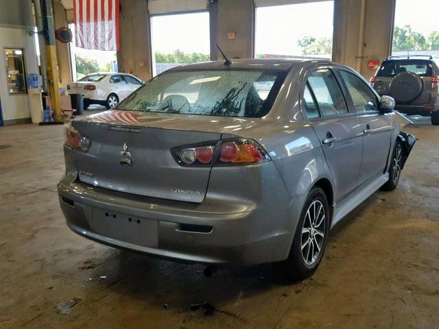 JA32U2FU1HU011725 - 2017 MITSUBISHI LANCER ES GRAY photo 4