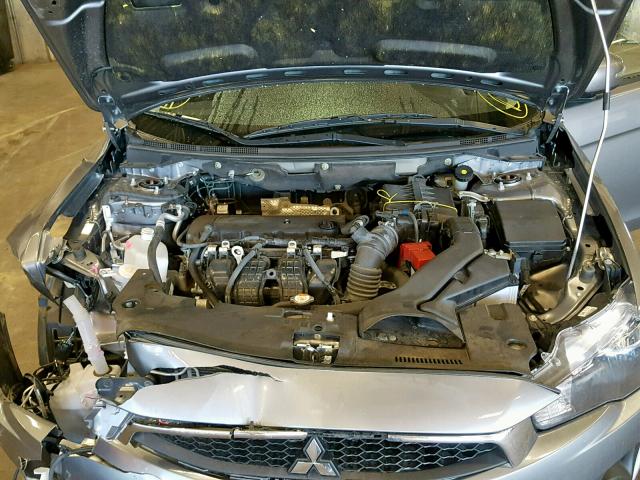 JA32U2FU1HU011725 - 2017 MITSUBISHI LANCER ES GRAY photo 7