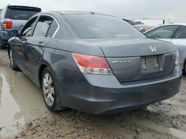 1HGCP26899A024548 - 2009 HONDA ACCORD EXL GRAY photo 3