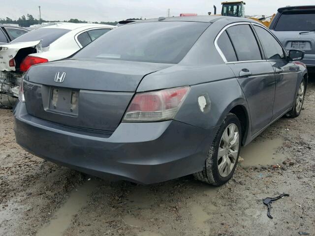 1HGCP26899A024548 - 2009 HONDA ACCORD EXL GRAY photo 4