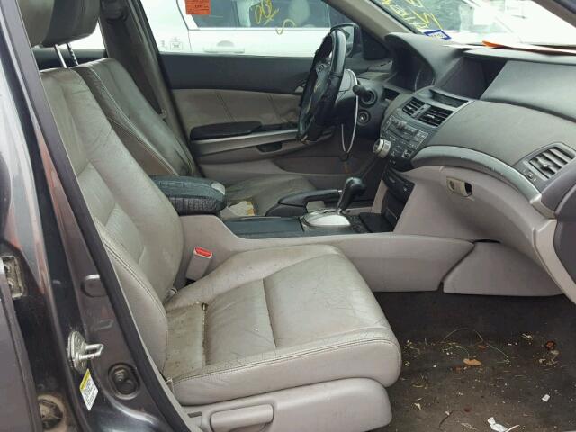 1HGCP26899A024548 - 2009 HONDA ACCORD EXL GRAY photo 5