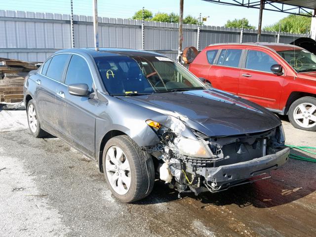 1HGCP36848A006754 - 2008 HONDA ACCORD EXL GRAY photo 1