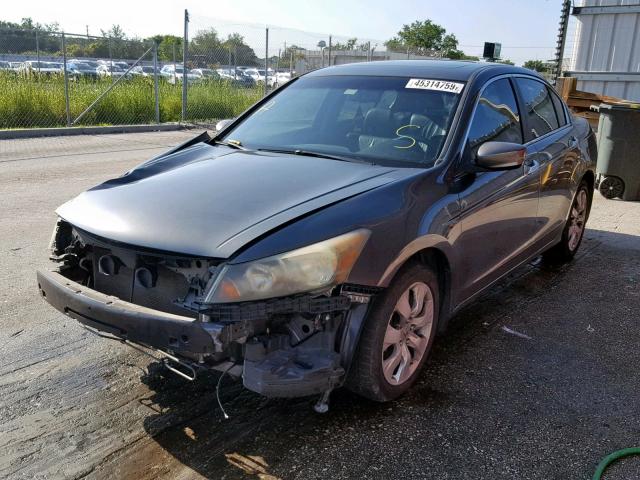 1HGCP36848A006754 - 2008 HONDA ACCORD EXL GRAY photo 2