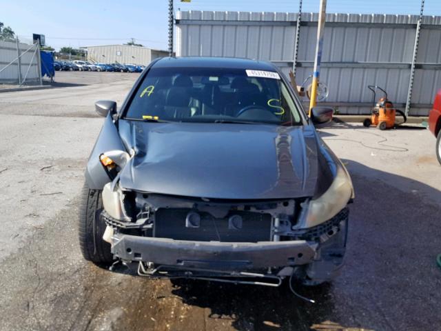 1HGCP36848A006754 - 2008 HONDA ACCORD EXL GRAY photo 9