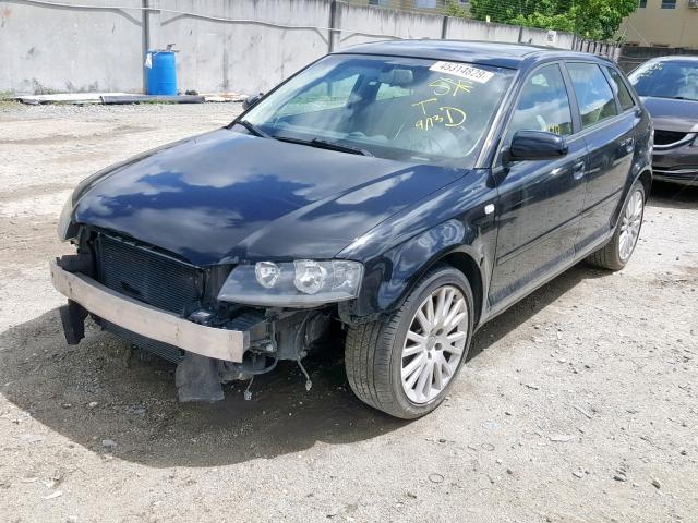 WAUNF68P16A000873 - 2006 AUDI A3 2.0 PRE BLACK photo 2