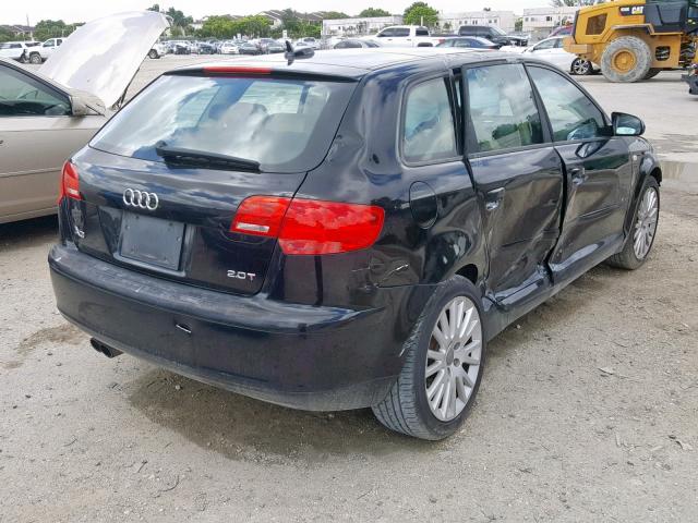 WAUNF68P16A000873 - 2006 AUDI A3 2.0 PRE BLACK photo 4