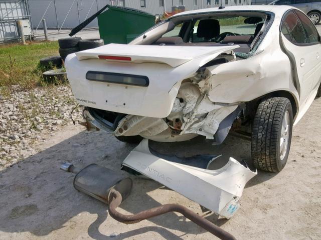 2G2WP552771220896 - 2007 PONTIAC GRAND PRIX WHITE photo 9
