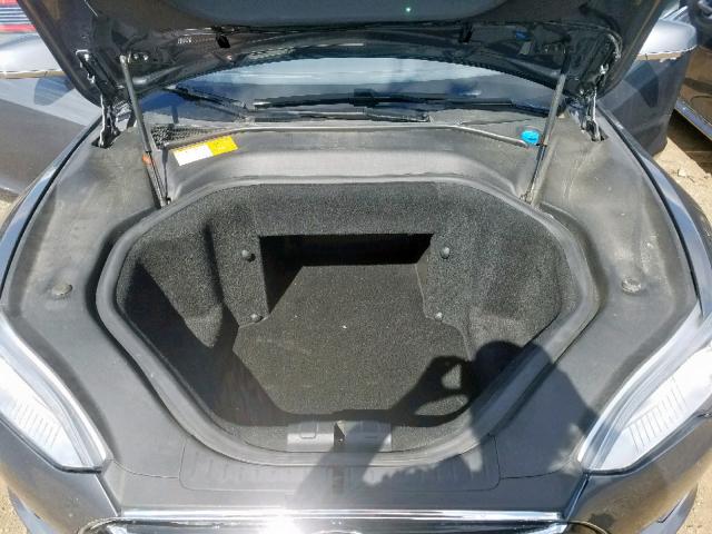 5YJSA1H1XEFP43556 - 2014 TESLA MODEL S ნაცრისფერი ფოტო 7